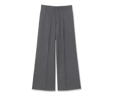 MADISON BLUE(マディソンブルー) WIDE TUCK PT HERRINGBONE