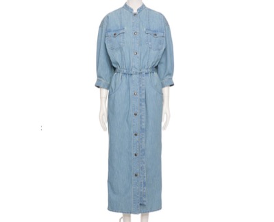 Valentino(ヴァレンティノ) Long-Sleeved Button-Up Dress