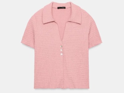 ZARA(ザラ) テクスチャークロップドトップス