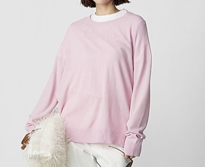 MADISONBLUE(マディソンブルー) STONE WASH LOOSE CREW NECK PO