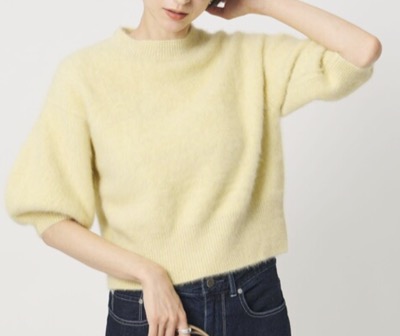 UNITED ARROWS(ユナイテッドアローズ) フォックスカシミヤ パフスリーブ ニット