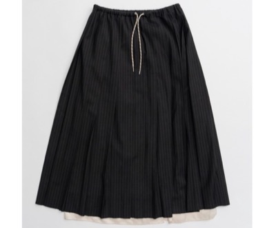 MAISON SPECIAL(メゾンスペシャル) Waist Drawstring Pleated Skirt