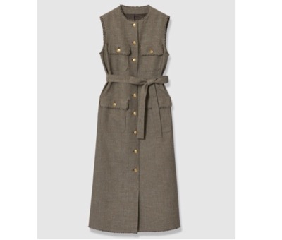 allureville(アルアバイル) PLUM MIX フリンジワンピース