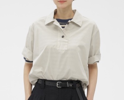 MHL.（エムエイチエル）　COMPACT COTTON POPLIN