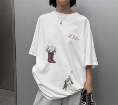 Ameri(アメリ) GRAPHIC OVER TEE