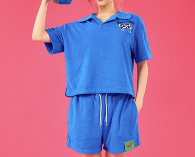 wiggle wiggle　テリーショートパジャマポーチ付き