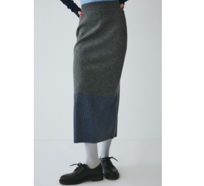 HeRIN.CYE（ヘリンドットサイ）　Knit skirt