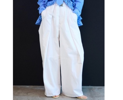 MAISON SPECIAL（メゾンスペシャル）　Waist Tuck Work Pants