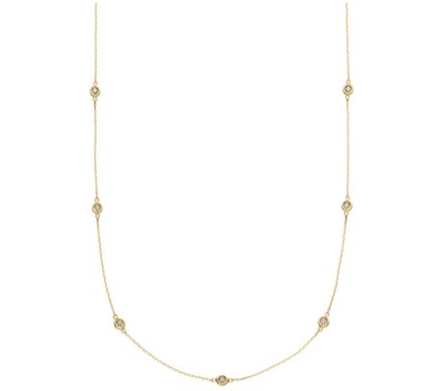 VENDOME AOYAMA（ヴァンドーム青山）　ダイヤモンド セルクル ステーション ネックレス 0.14ct