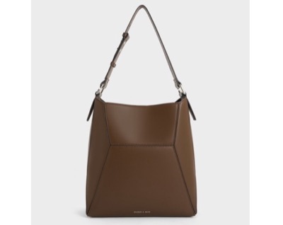 CHARLES & KEITH(チャールズ & キース) ナスリン ジオメトリックトートバッグ