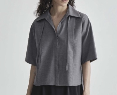 THE TOKYO（ザトウキョウ）　Back Pleat Skipper Shirt