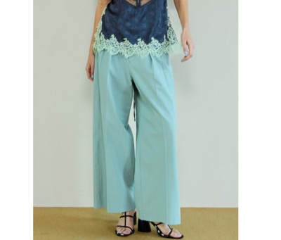 MAISON SPECIAL(メゾンスペシャル) Color Two-Tuck Wide Pants