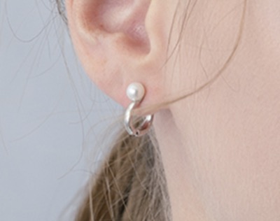 STAR JEWELRY(スタージュエリー) PEARL CLIP EARRINGS
