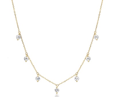STAR JEWELRY(スタージュエリー) K10 ネックレス DEW DROPS