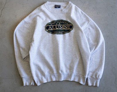 JANSPORT（ジャンスポーツ）　1990s  “East Carolina University” Logo Embroidery Sweatshirt