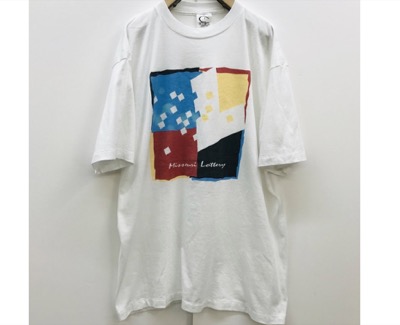 KIWI（キウイ）　90年代 USA製 MISSOURI LOTTERY アート半袖プリントＴシャツ