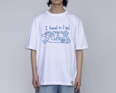 GRAVER（グレーバー）　TRAVEL Drawing Short Sleeve Tee