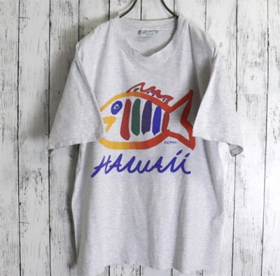 SGT LEISURE（サージェント・レジャー）　ビッグプリントヴィンテージ Tシャツ