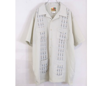 THE GENUINE HABAND　polyester cuba s/s shirt