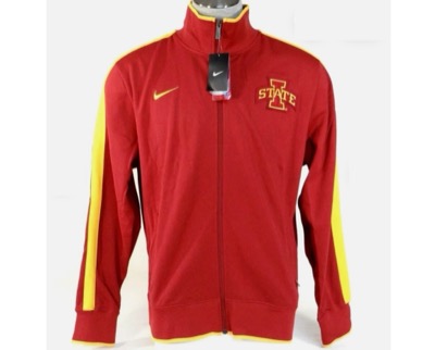 NIKE（ナイキ）　Collegiate Iowa State レッド & ゴールド ジップ フロント トラック ジャケット