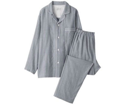 MUJI(無印良品) 二重ガーゼ長袖パジャマ