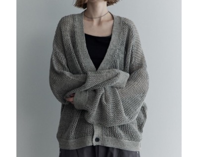 remer（リメール）　multi blend knit cardigan