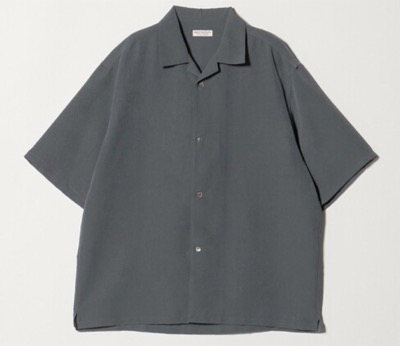 BEAUTY&YOUTH UNITED ARROWS(ビューティーアンドユースユナイテッドアローズ) 七分袖 シャツ シルキータッチ ナロー オープンカラー シャツ