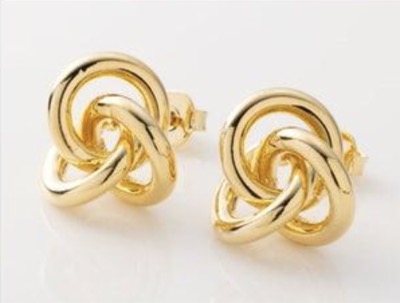 Cream dot.（クリームドット）　イストノットスタッドピアス/イヤリング