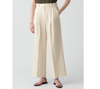Theory luxe(セオリーリュクス) ハイウエストタックパンツ