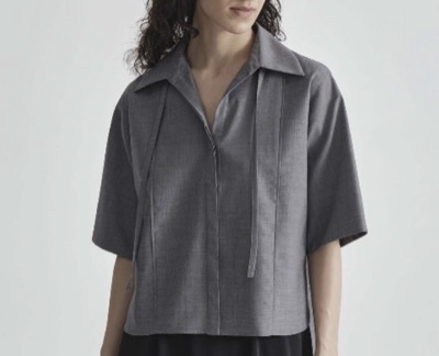THE TOKYO（ザトウキョウ）　Back Pleat Skipper Shirt