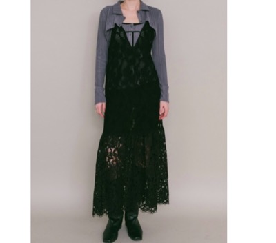 sahara（サハラ）　Lace Switching Dress